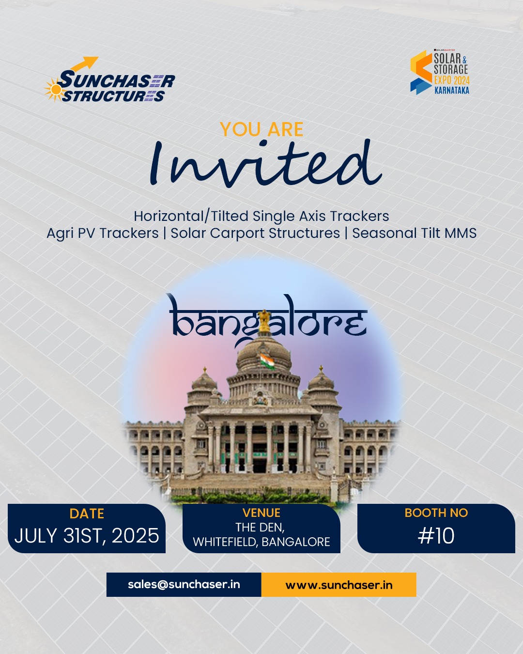 We’re Exhibiting at Solar & Storage Expo – Karnataka 2025!